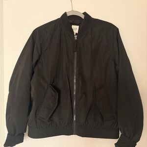 GAP Women’s Classic Black Bomber Jacket